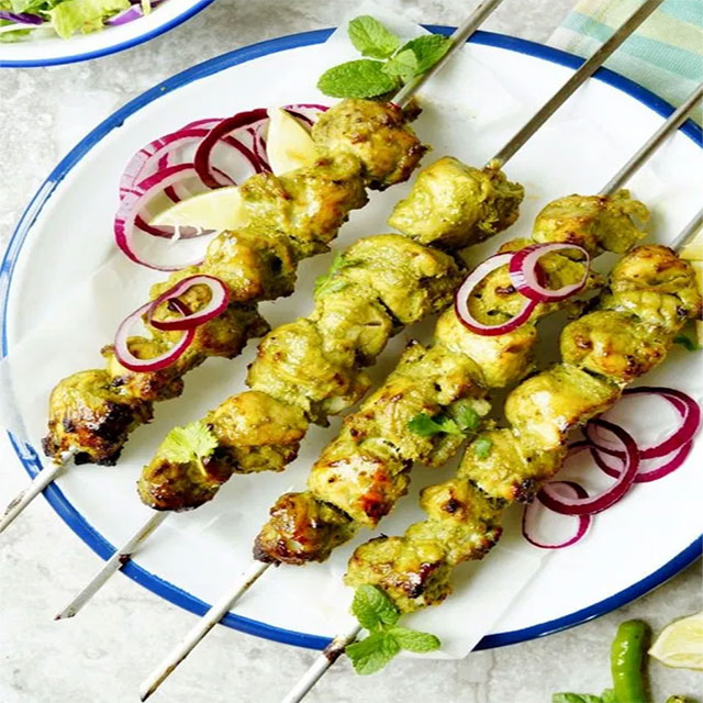 Marinated Hariyali Kabab